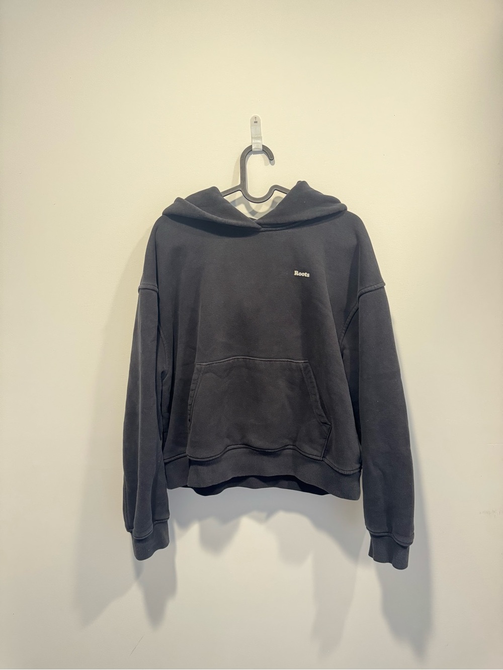 Roots Women's Black Hoodie Sweater
